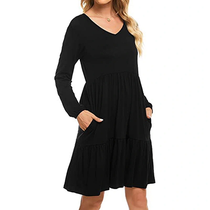 women's fashion casual printed dress