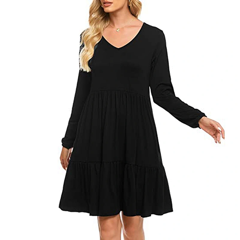 women's fashion casual printed dress