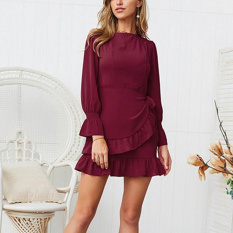 women's fashion casual printed dress