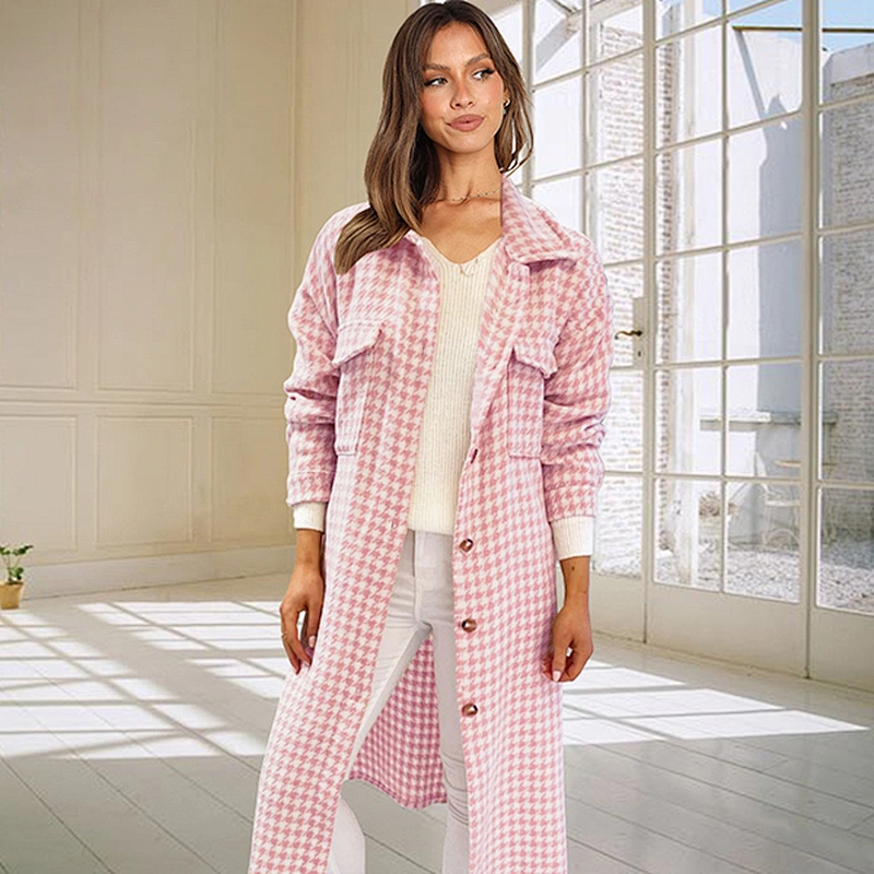 women's fashion casual long cape coat