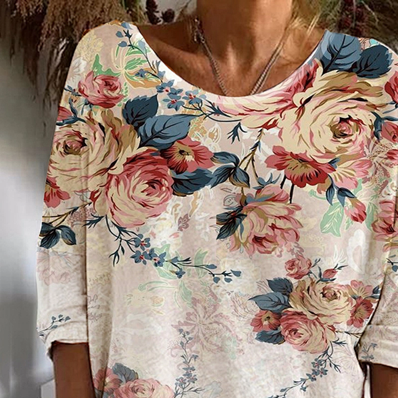 Fashion Casual Simple Printed Women's T-Shirt