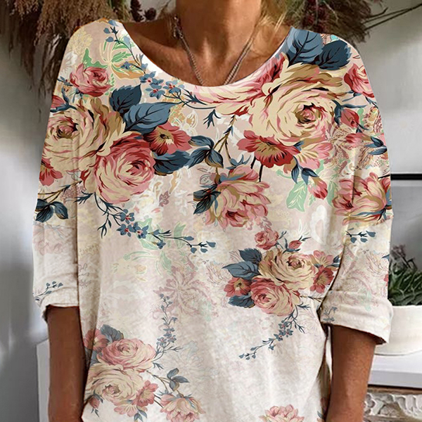 Fashion Casual Simple Printed Women's T-Shirt