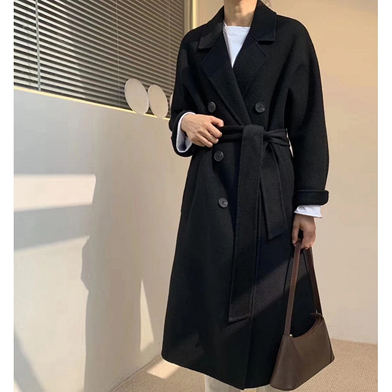 women's fashion casual long cape coat