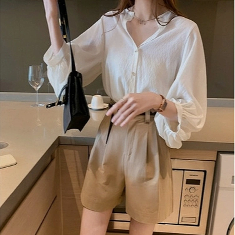 women's fashion loose casual top Blouses