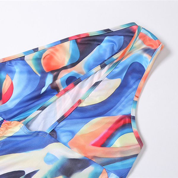 women's fashion casual printed dress
