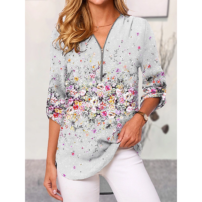 Fashion Casual Simple Printed Women's T-Shirt