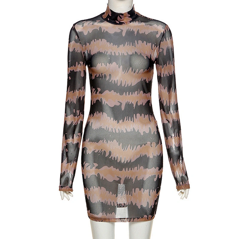 women's fashion casual printed dress