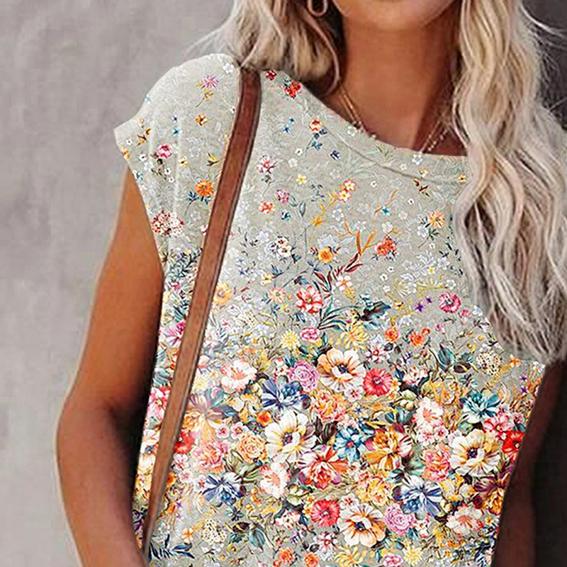 Fashion Casual Simple Printed Women's T-Shirt