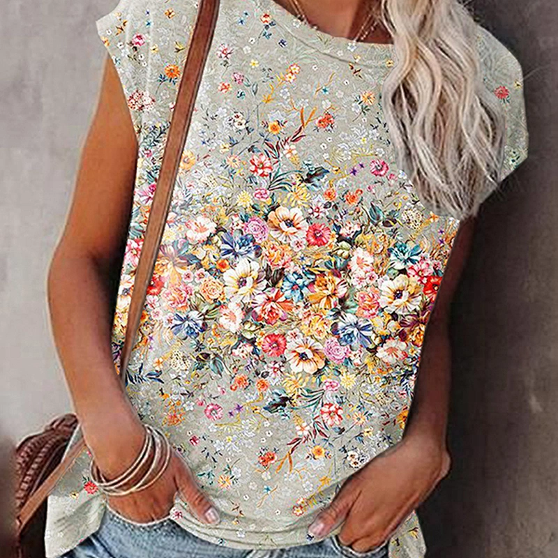Fashion Casual Simple Printed Women's T-Shirt