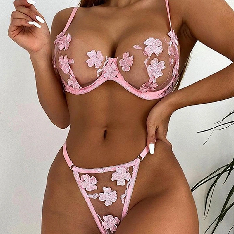 women's casual lace embroidery sexy lingerie