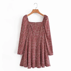 women's fashion casual printed dress