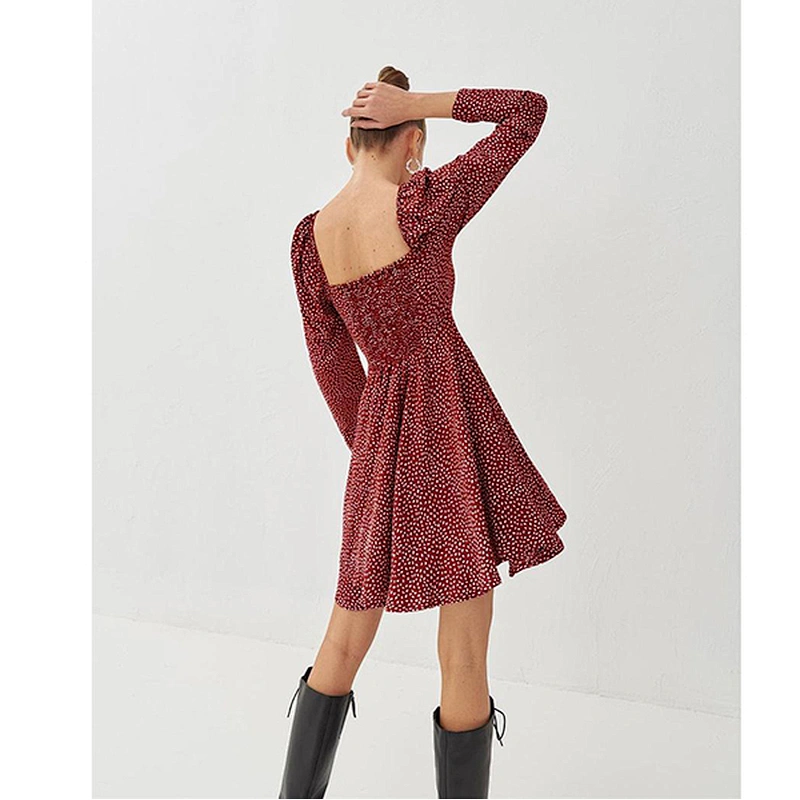 women's fashion casual printed dress