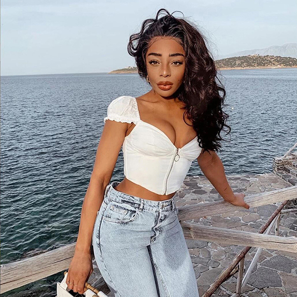 women's fashion loose casual top Blouses