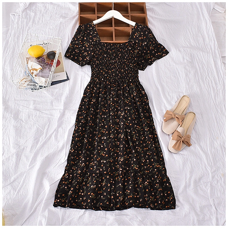 women's fashion casual printed dress