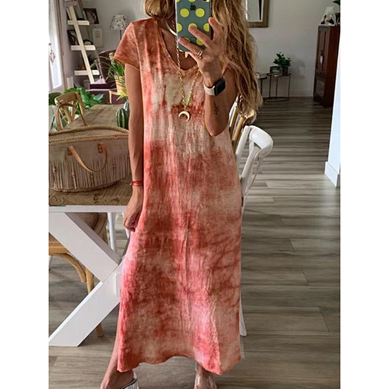 women's fashion casual printed dress