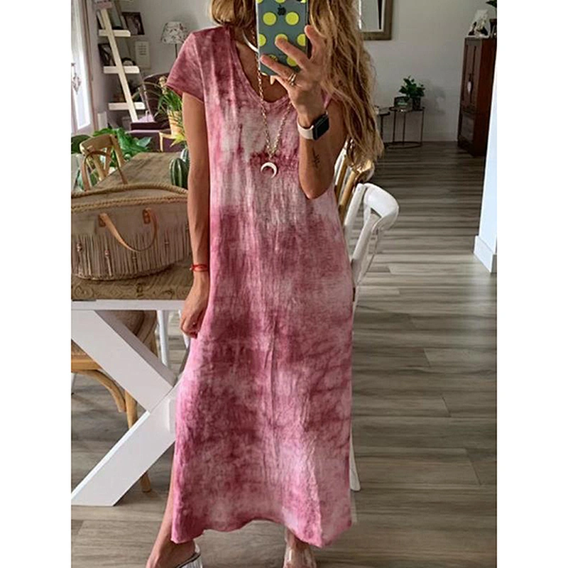 women's fashion casual printed dress