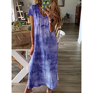 women's fashion casual printed dress