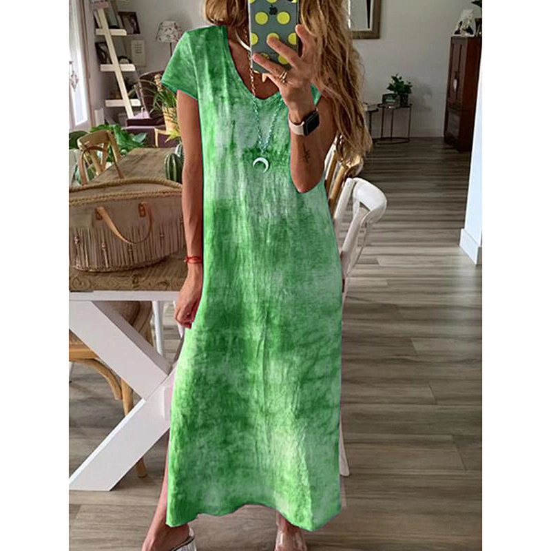 women's fashion casual printed dress