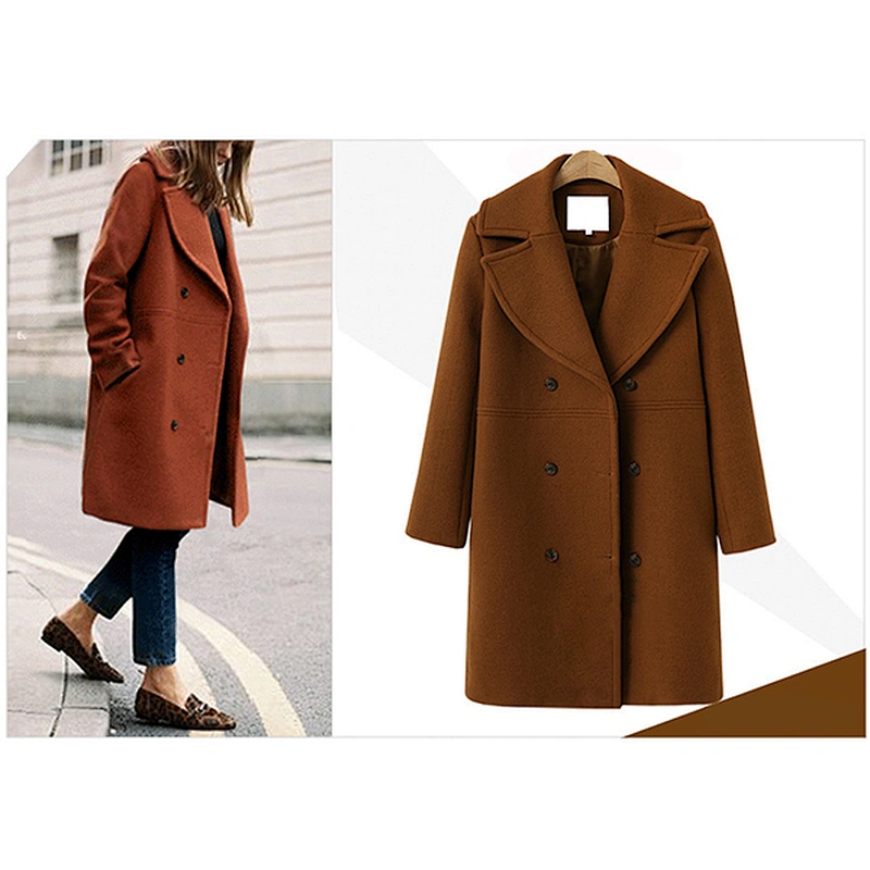 women's fashion casual long cape coat