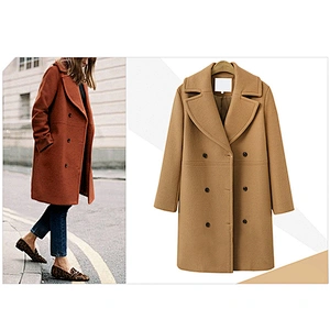 women's fashion casual long cape coat
