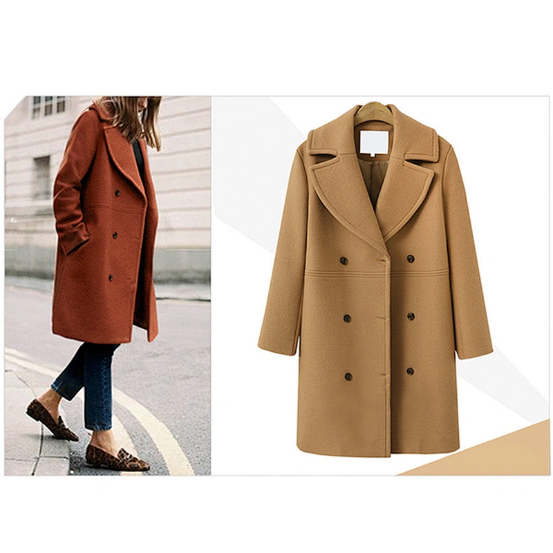 women's fashion casual long cape coat