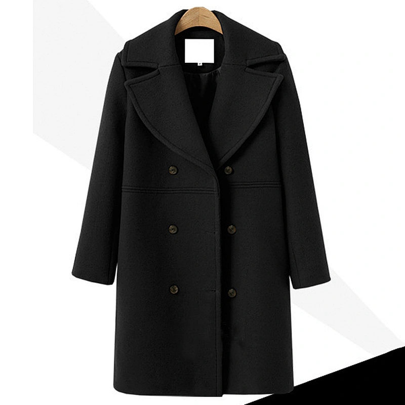 women's fashion casual long cape coat