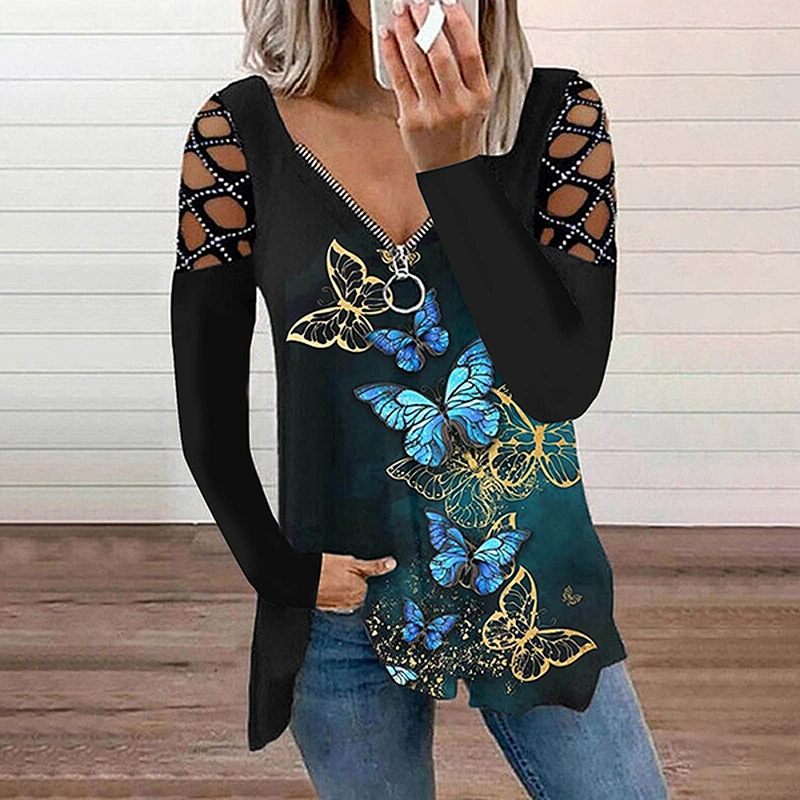 Fashion Casual Simple Printed Women's T-Shirt