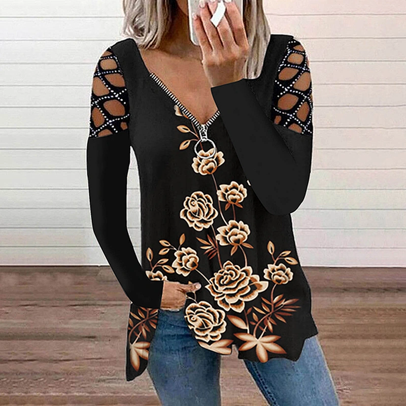 Fashion Casual Simple Printed Women's T-Shirt