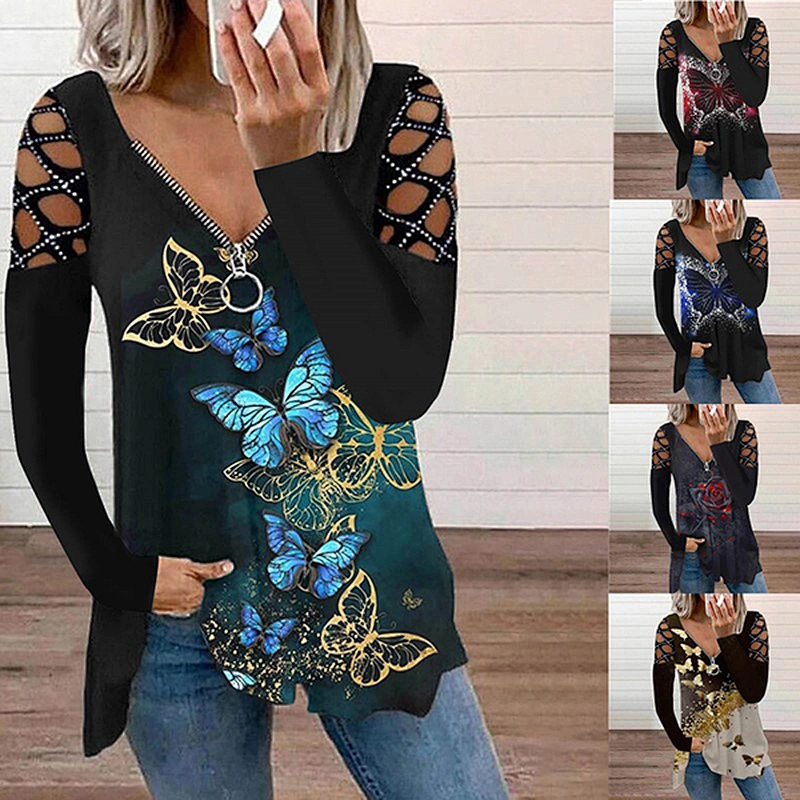 Fashion Casual Simple Printed Women's T-Shirt