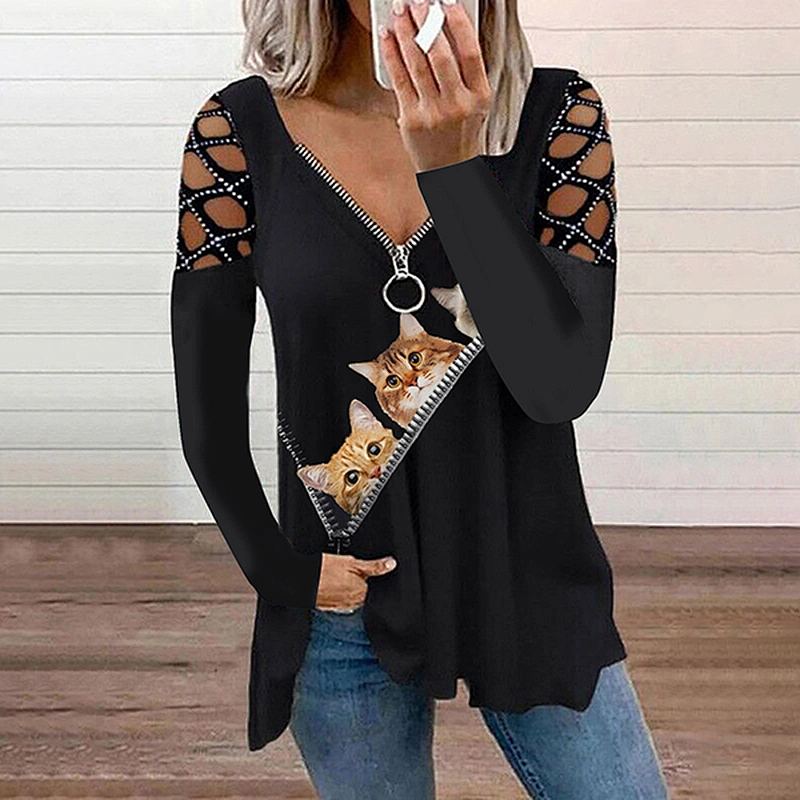 Fashion Casual Simple Printed Women's T-Shirt