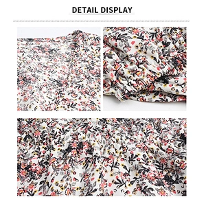 women's fashion casual printed dress