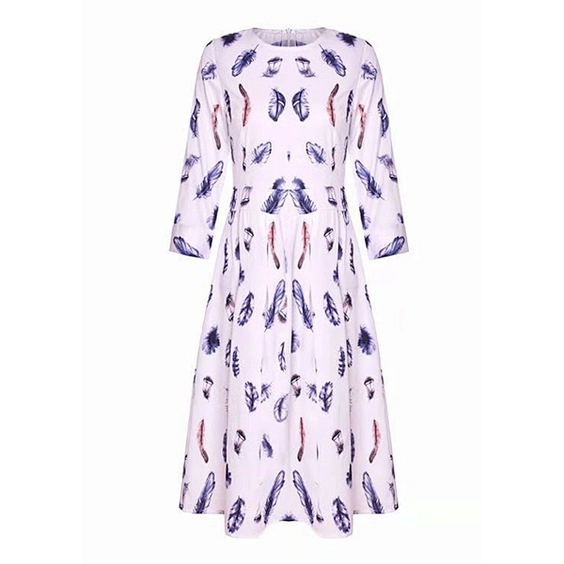 women's fashion casual printed dress