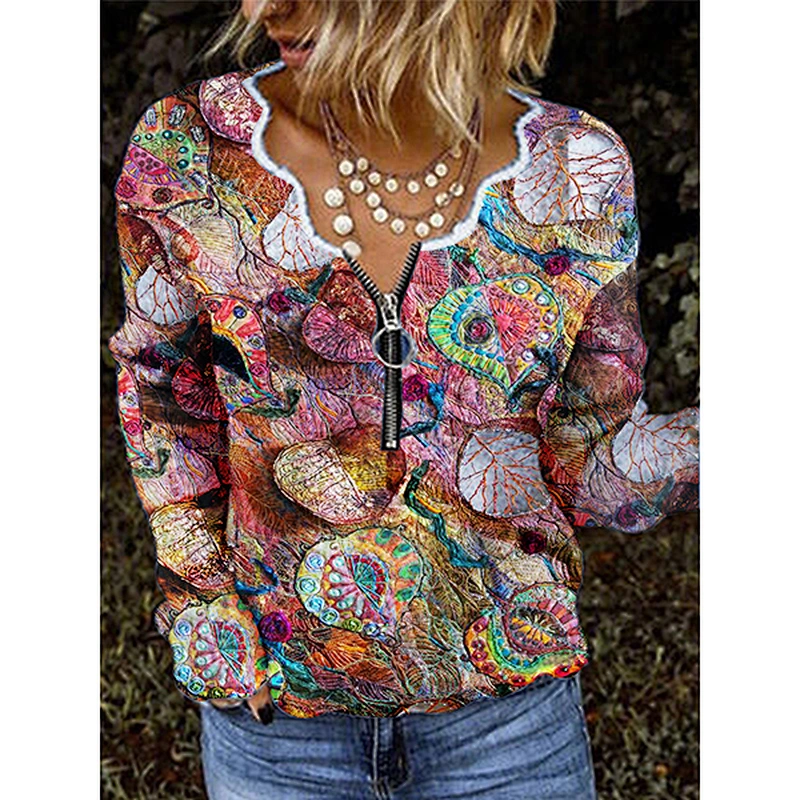 Fashion Casual Simple Printed Women's T-Shirt