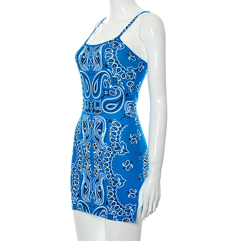 women's fashion casual printed dress