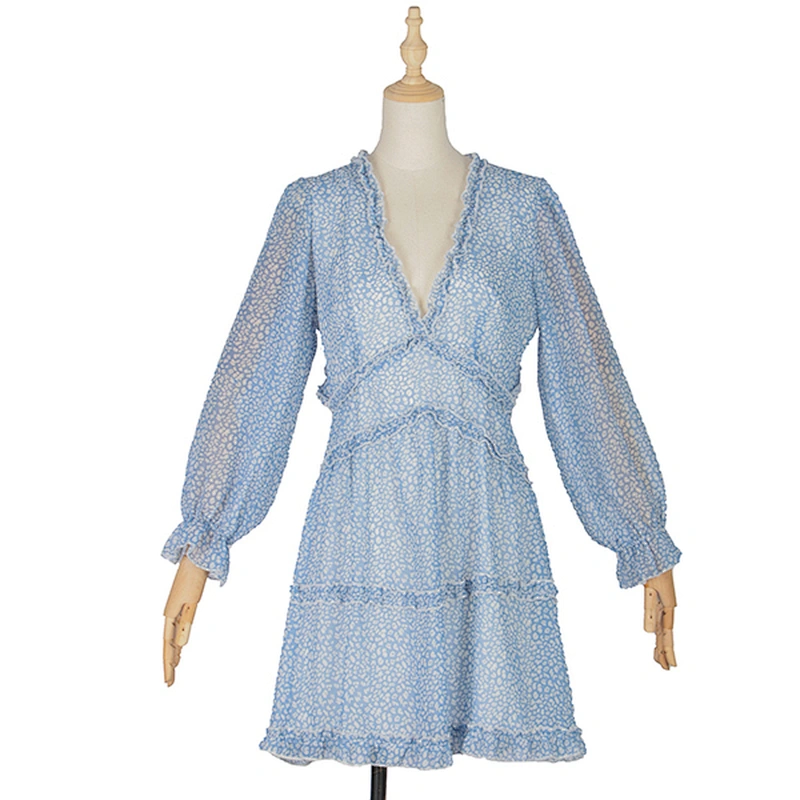 women's fashion casual printed dress