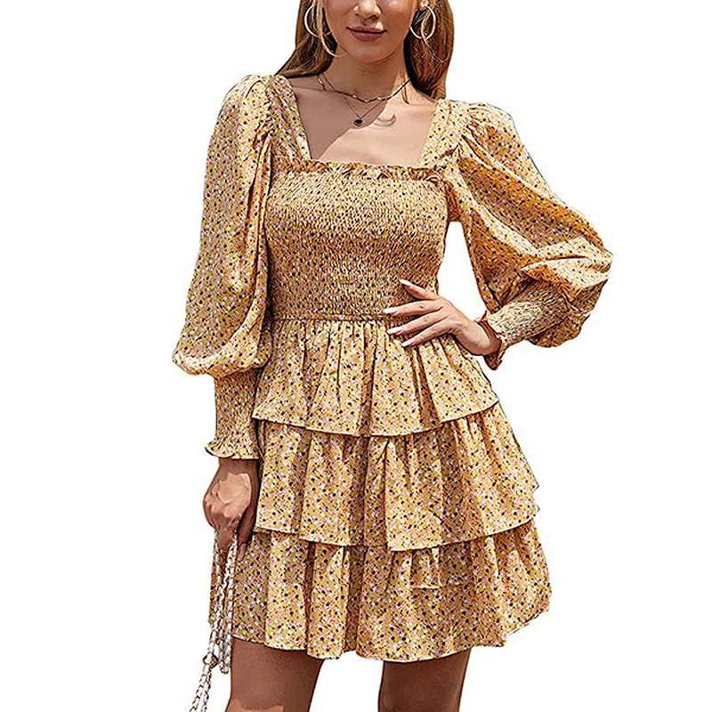 women's fashion casual printed dress