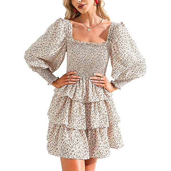 women's fashion casual printed dress