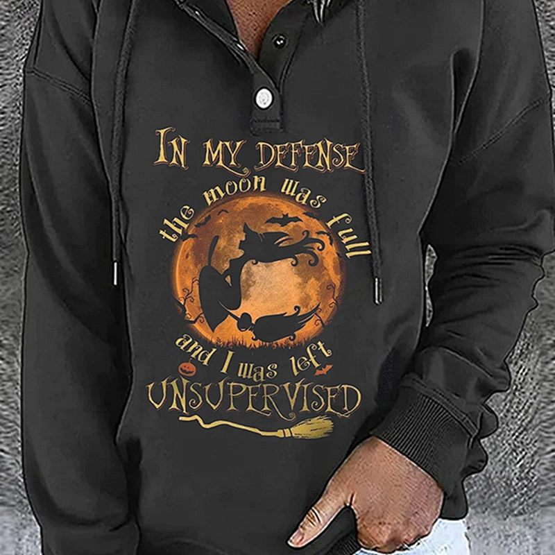 women's casual pullover printed pattern sweatshirt