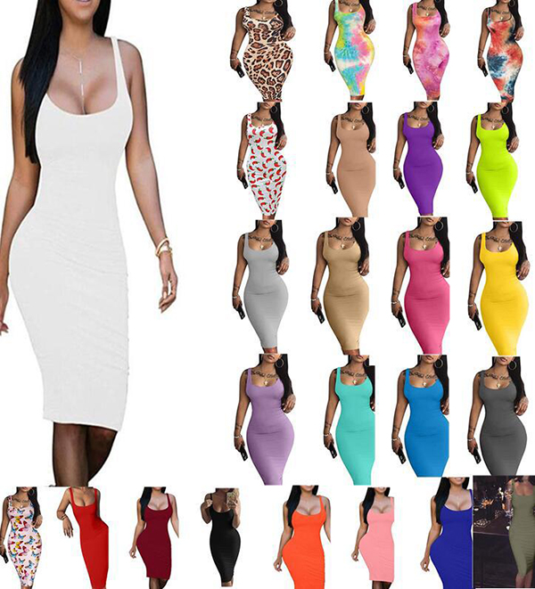 women's fashion casual printed dress