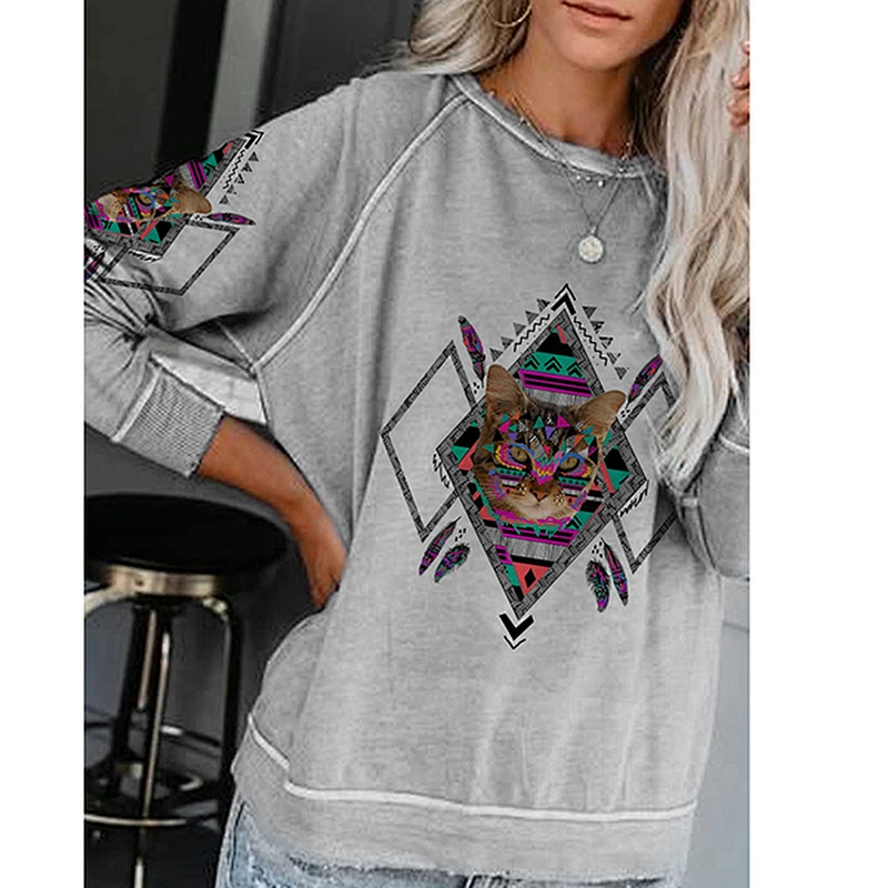 Fashion Casual Simple Printed Women's T-Shirt