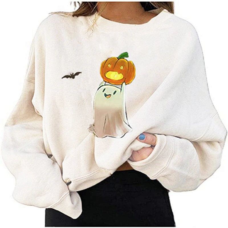 women's casual pullover printed pattern sweatshirt