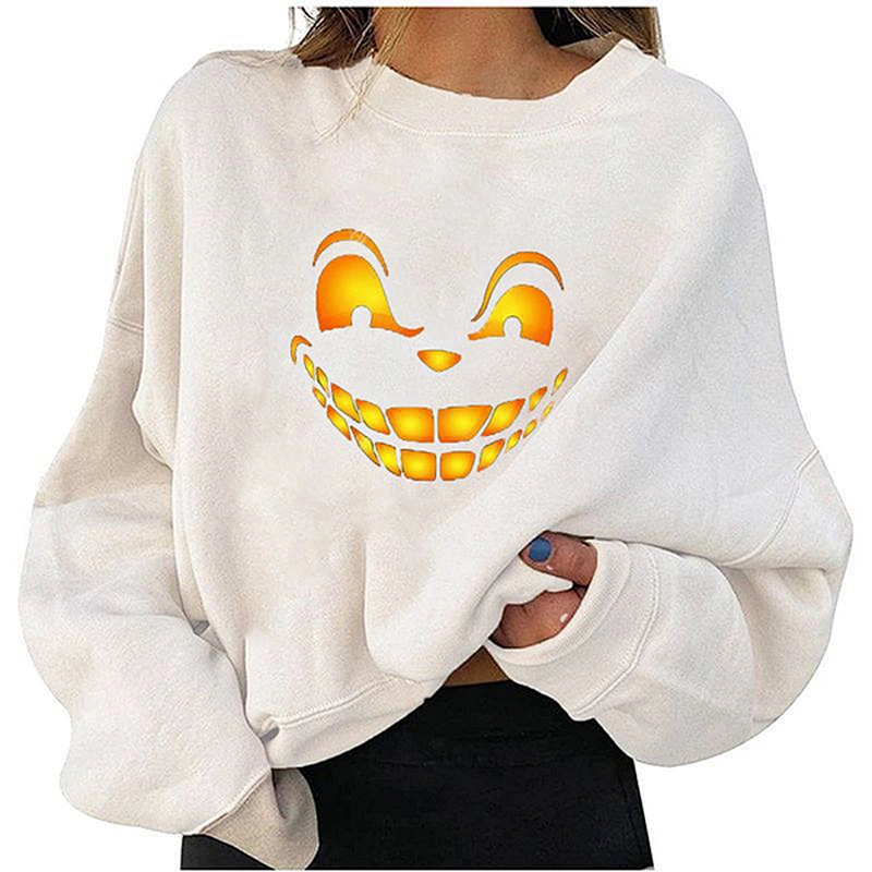 women's casual pullover printed pattern sweatshirt