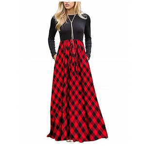 women's fashion casual printed dress