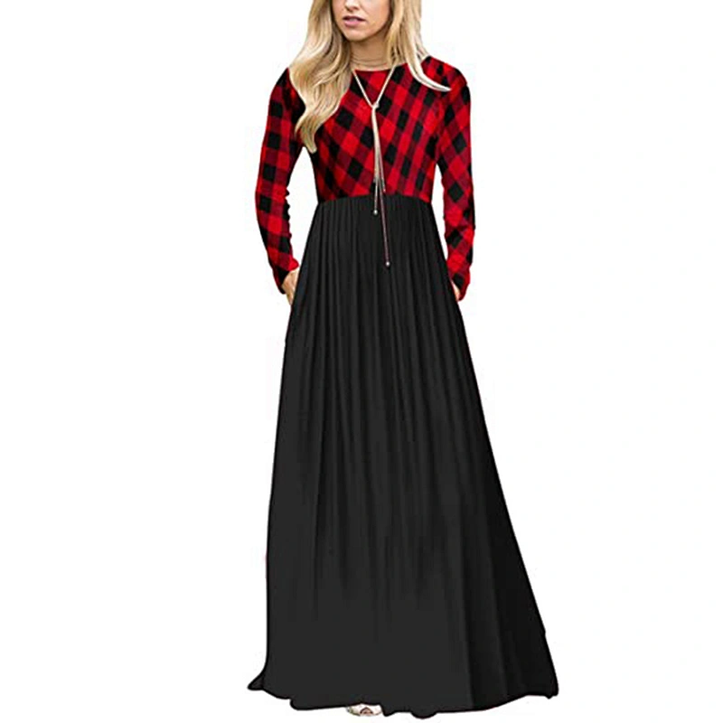 women's fashion casual printed dress