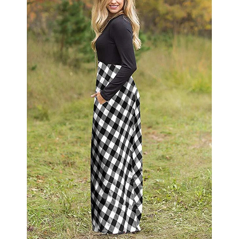 women's fashion casual printed dress