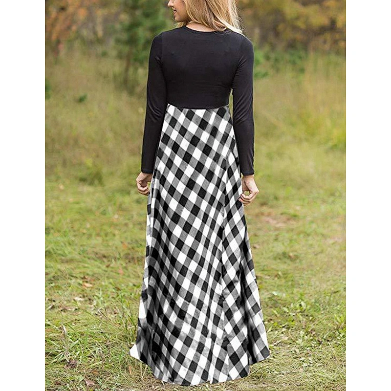 women's fashion casual printed dress