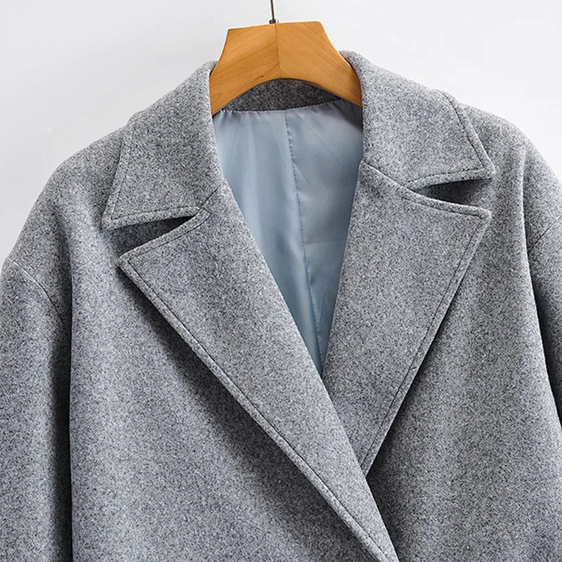 women's fashion casual long cape coat