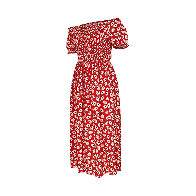 women's fashion casual printed dress