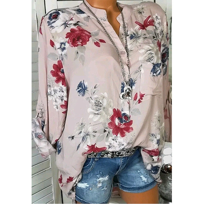 women's fashion loose casual top Blouses