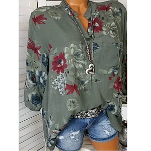 women's fashion loose casual top Blouses